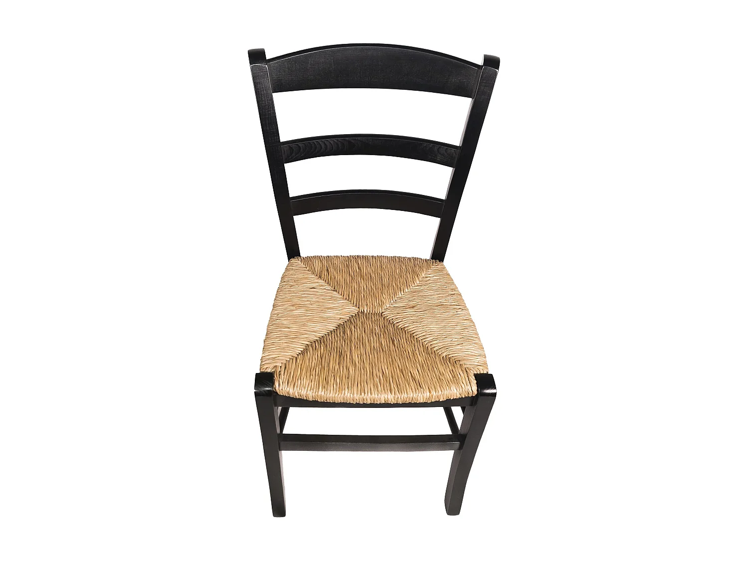 Sedia paesana paglia nera