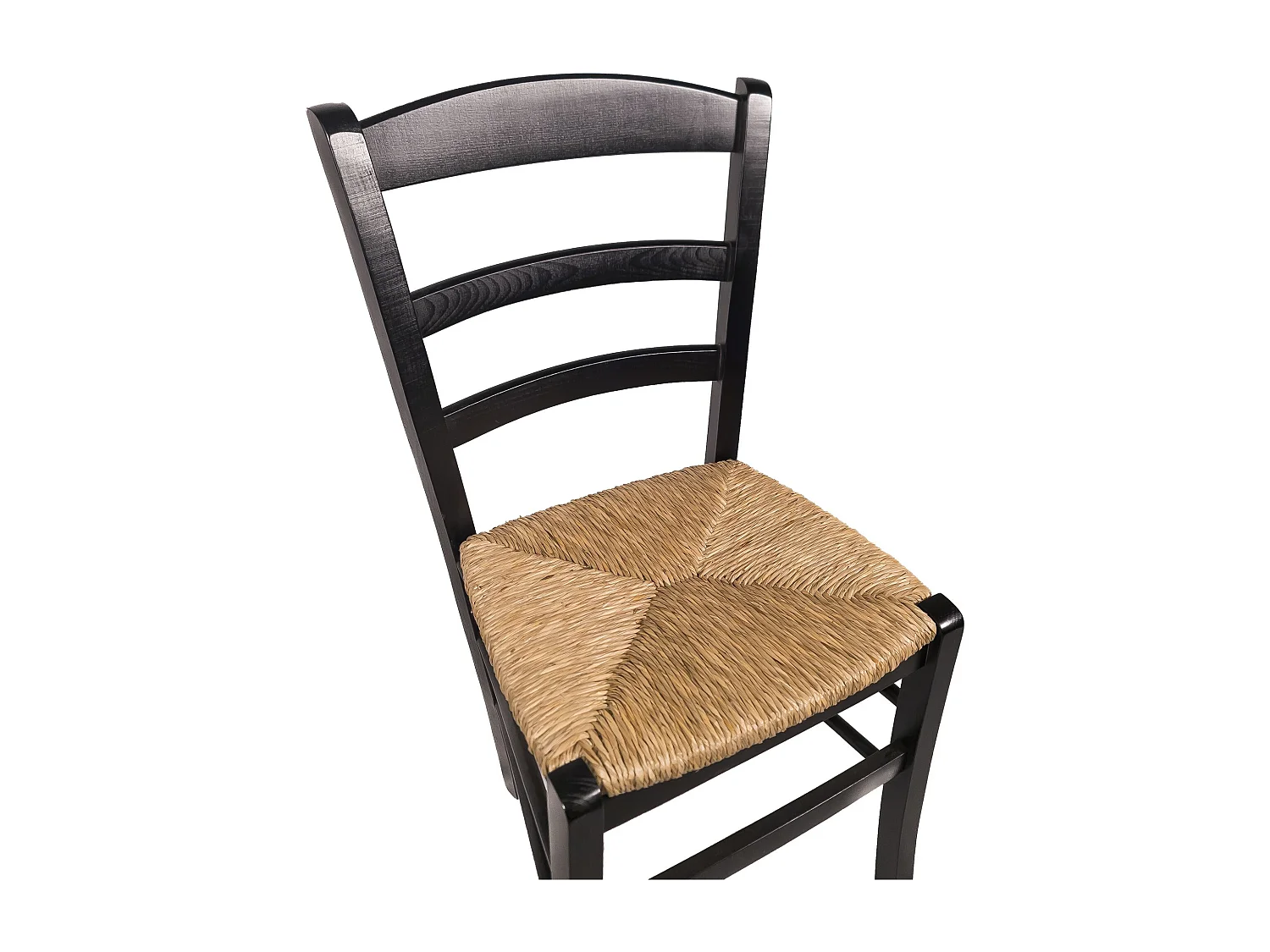 Sedia paesana paglia nera
