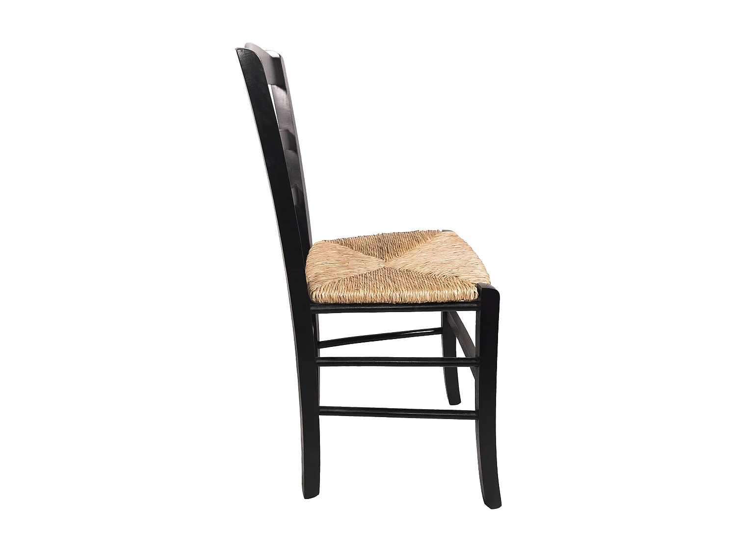 Sedia paesana paglia nera
