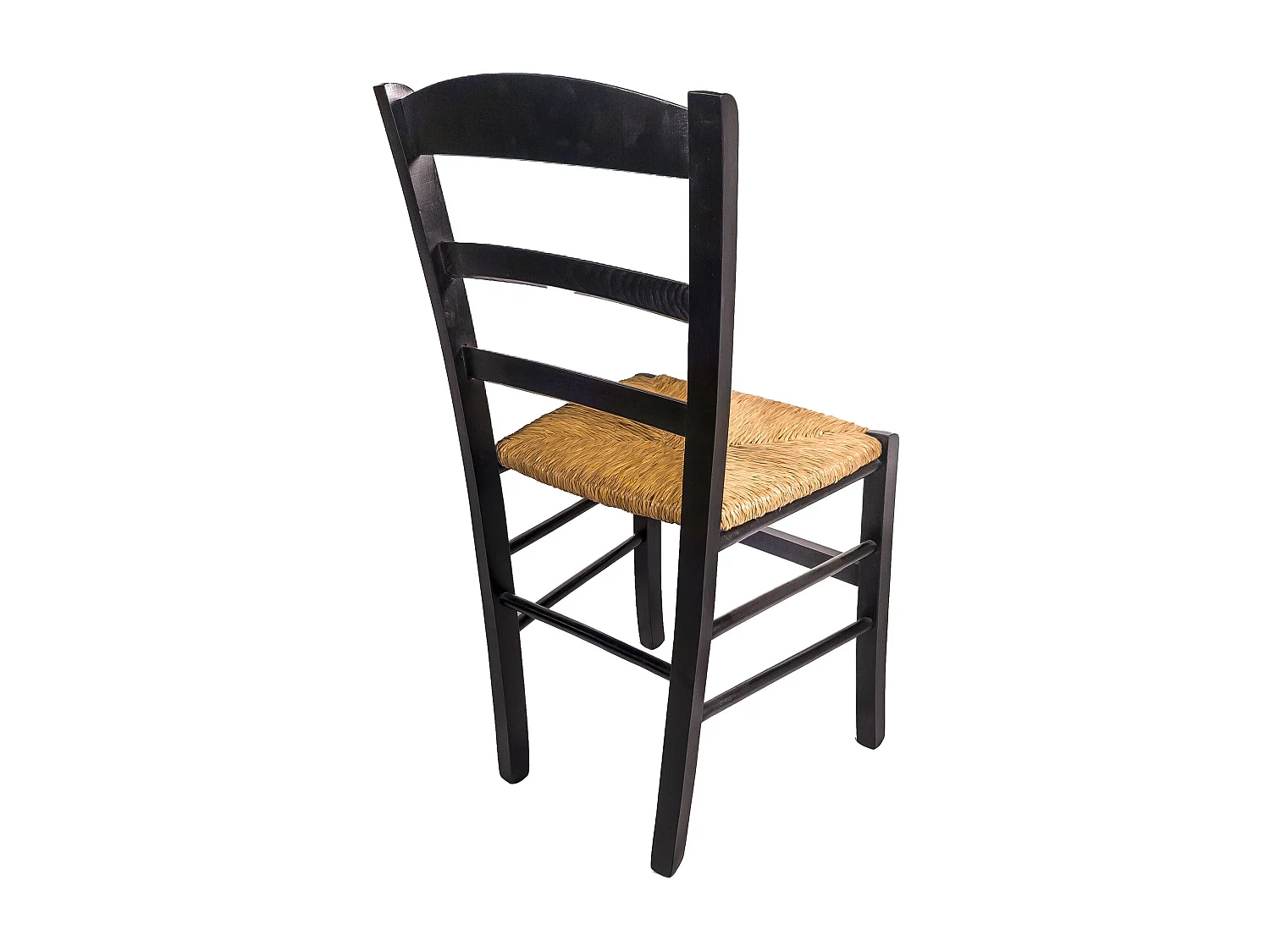 Sedia paesana paglia nera