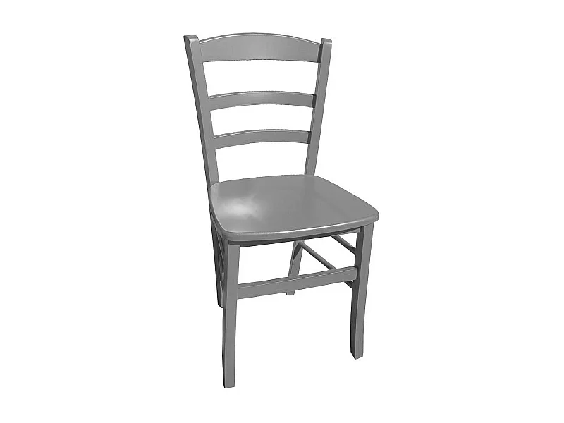 Sedia Paesana Massello Laccata Grigio