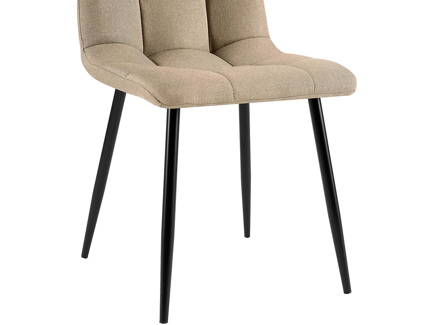 chaise salle à manger - Tissu - Taupe - Antibes