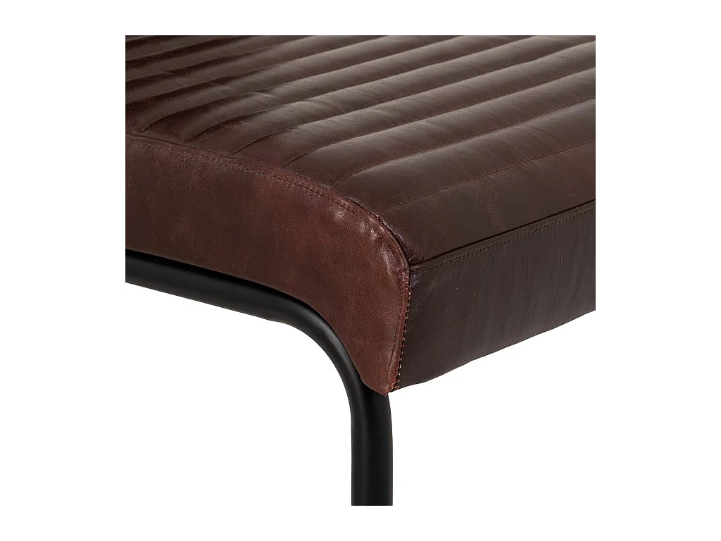 Chaise marron 45x56x83