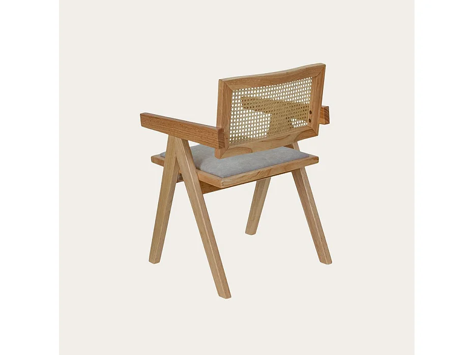 Chaise en bois massif naturel 51x80