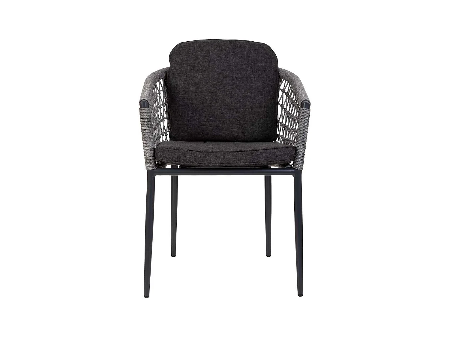 Chaise en corde gris 57x62x79