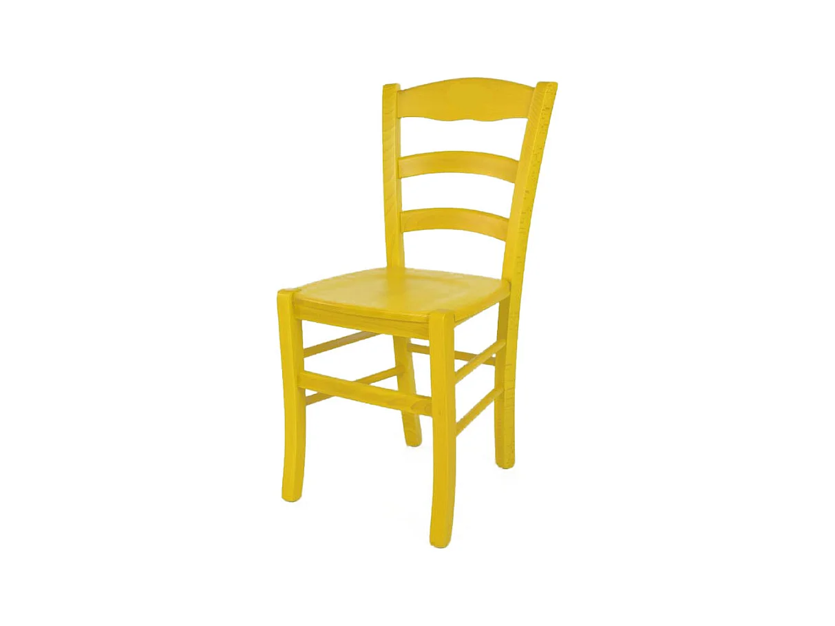 Sedia Paesana Massello Anilina Giallo