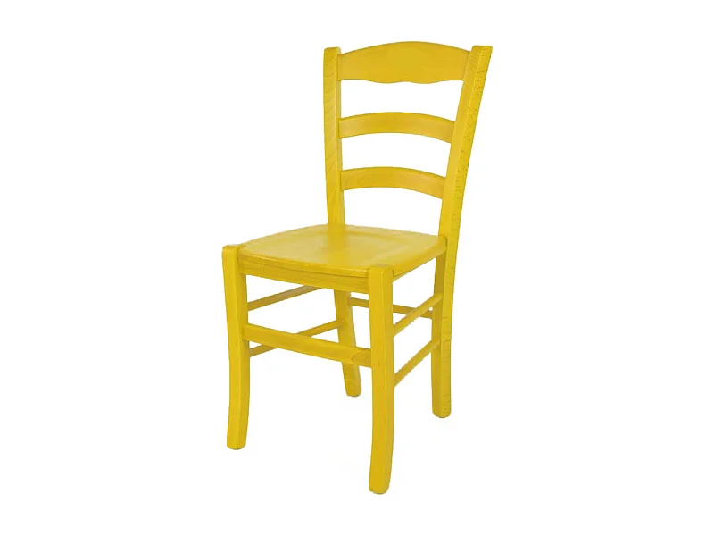 Sedia Paesana Massello Anilina Giallo