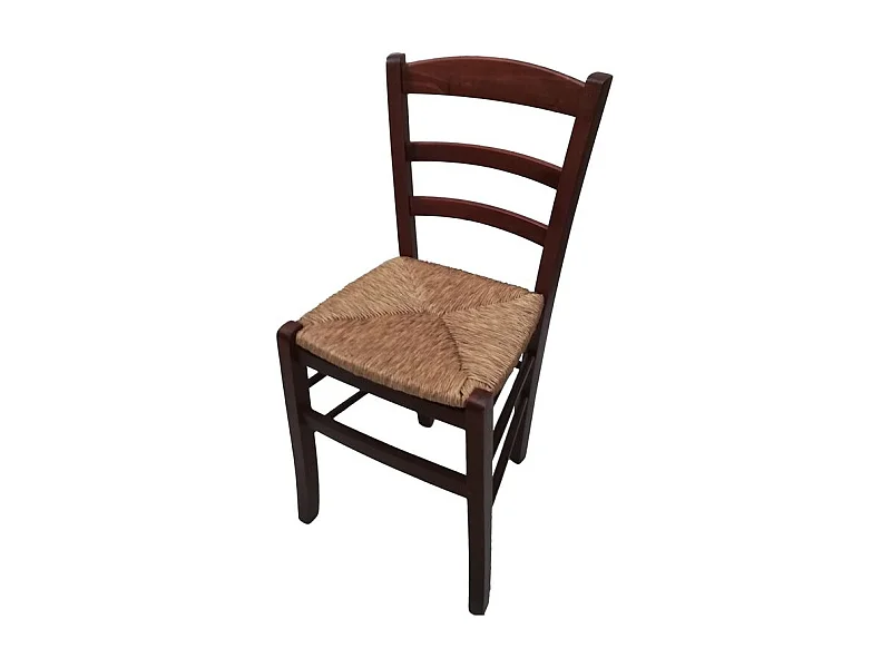Stock 12 sedie paesana paglia noce