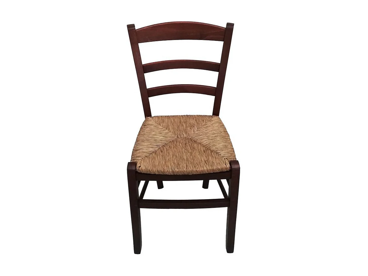 Stock 12 sedie paesana paglia noce
