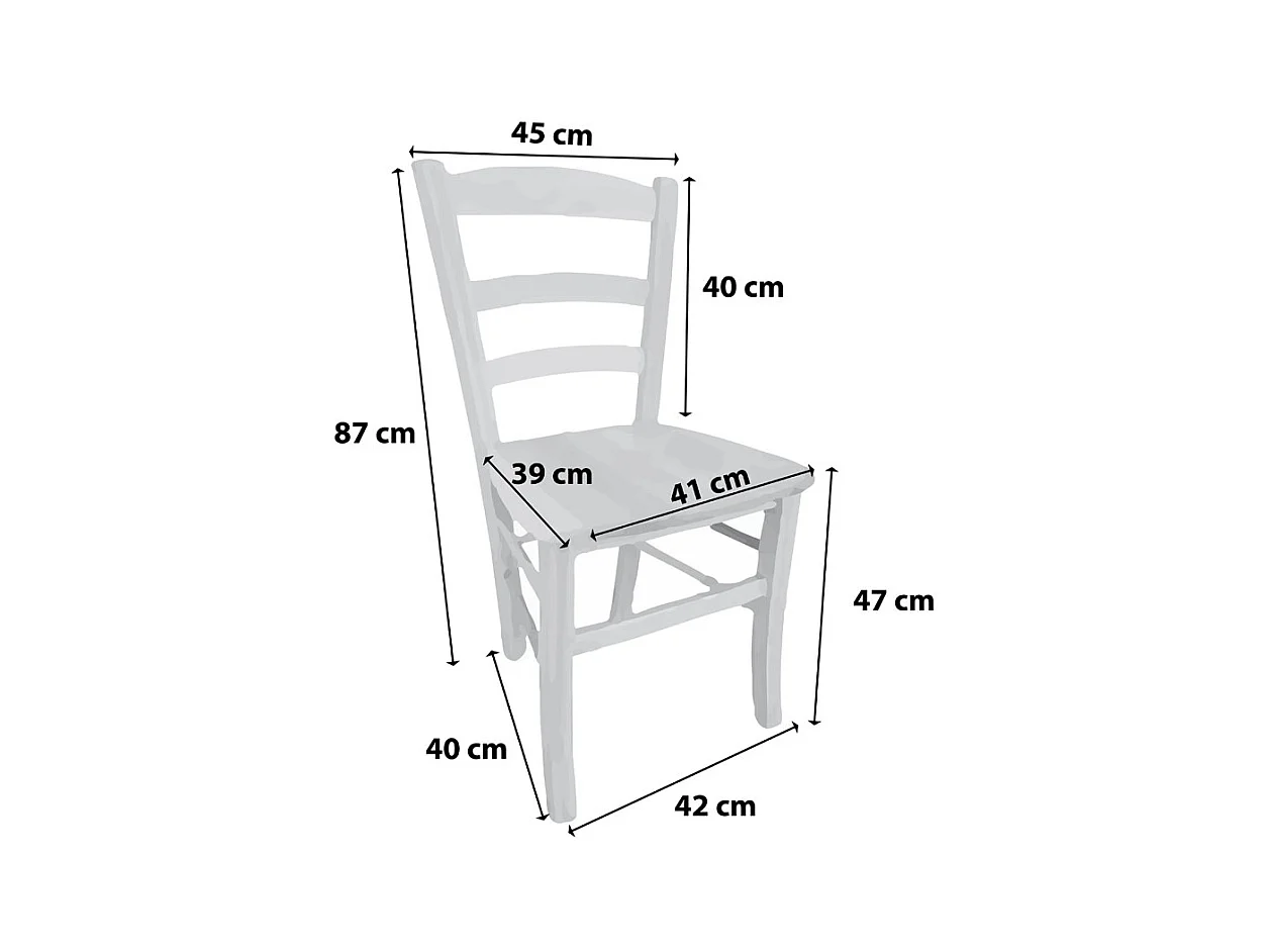 Sedia Paesana Massello Shabby