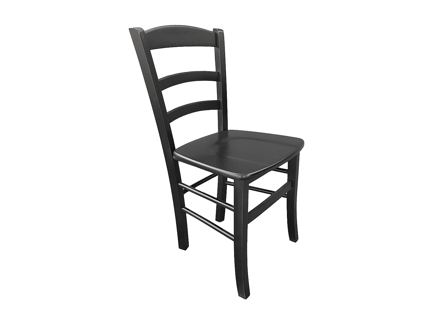 Sedia paesana massello nera