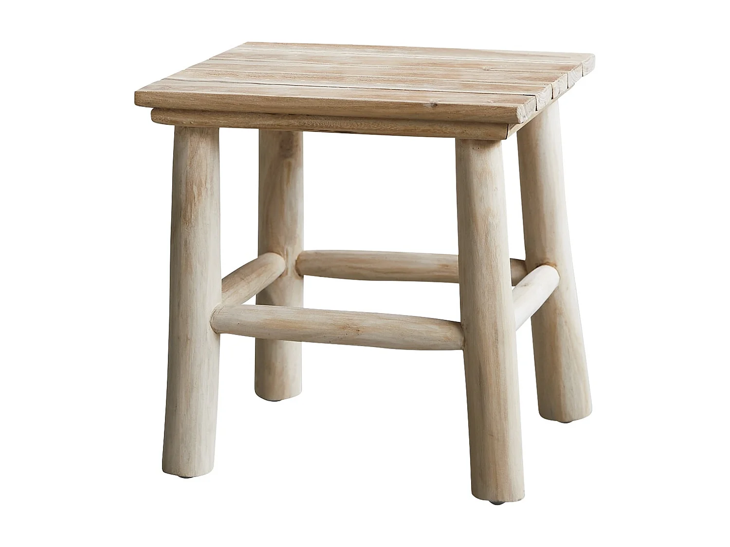 Kilim - Solid teak bedside table