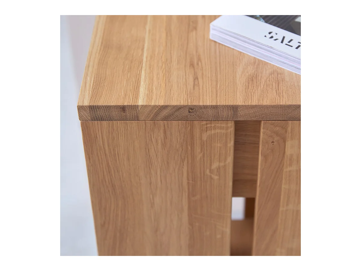 Chevet en bois de chêne massif Eden