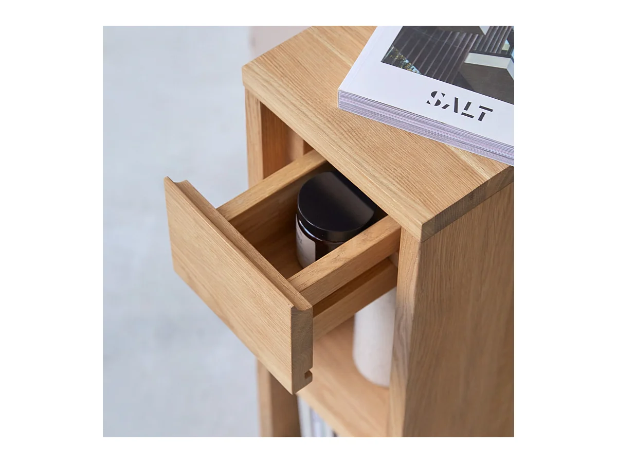 Chevet en bois de chêne massif Eden