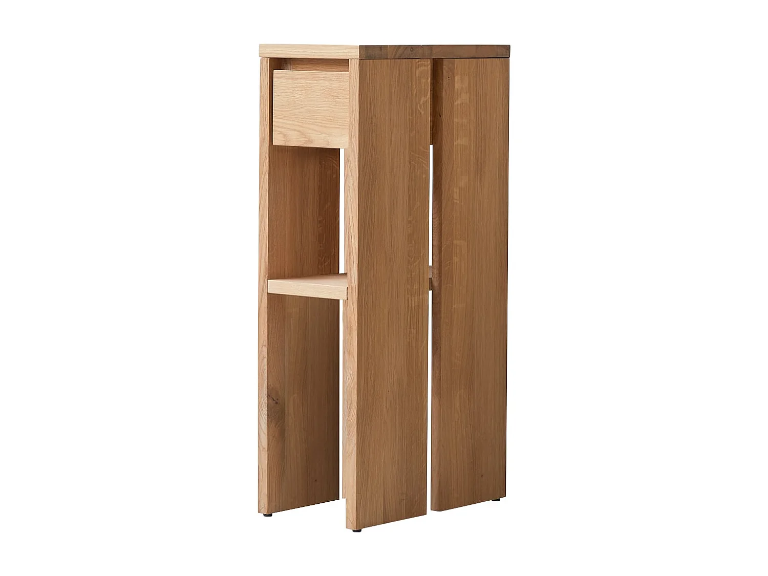 Comodino in legno di quercia massello Eden