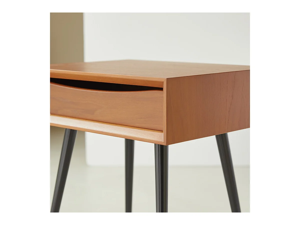 Comodino in legno di teak Simen