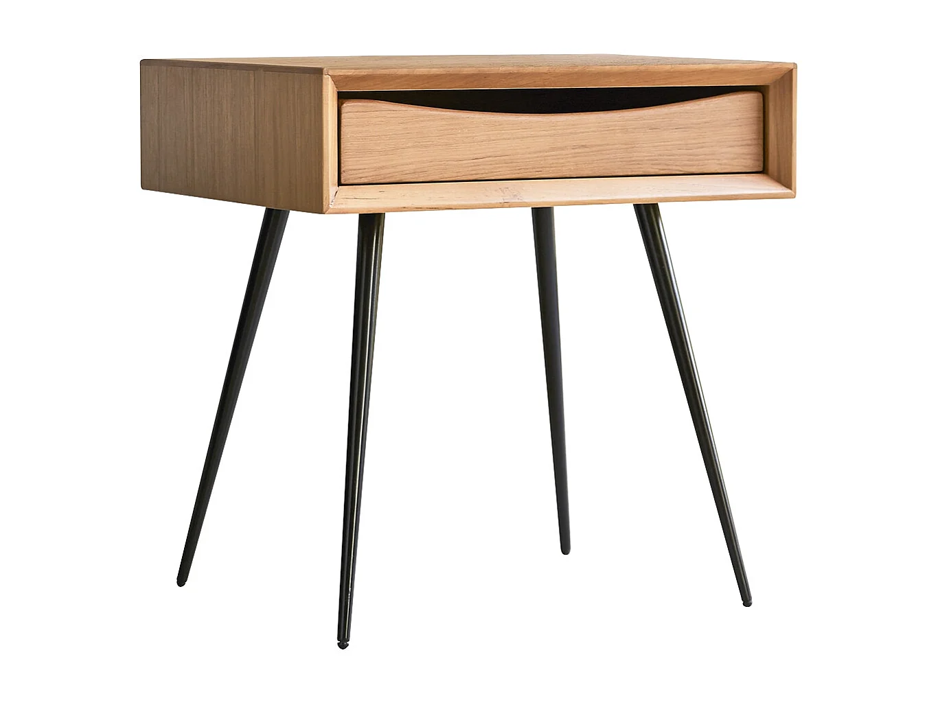 Comodino in legno di teak Simen