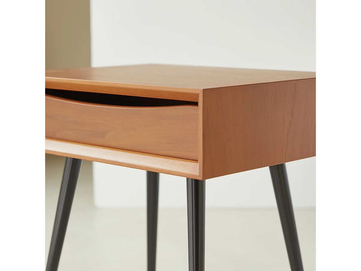 Comodino in legno di teak Simen