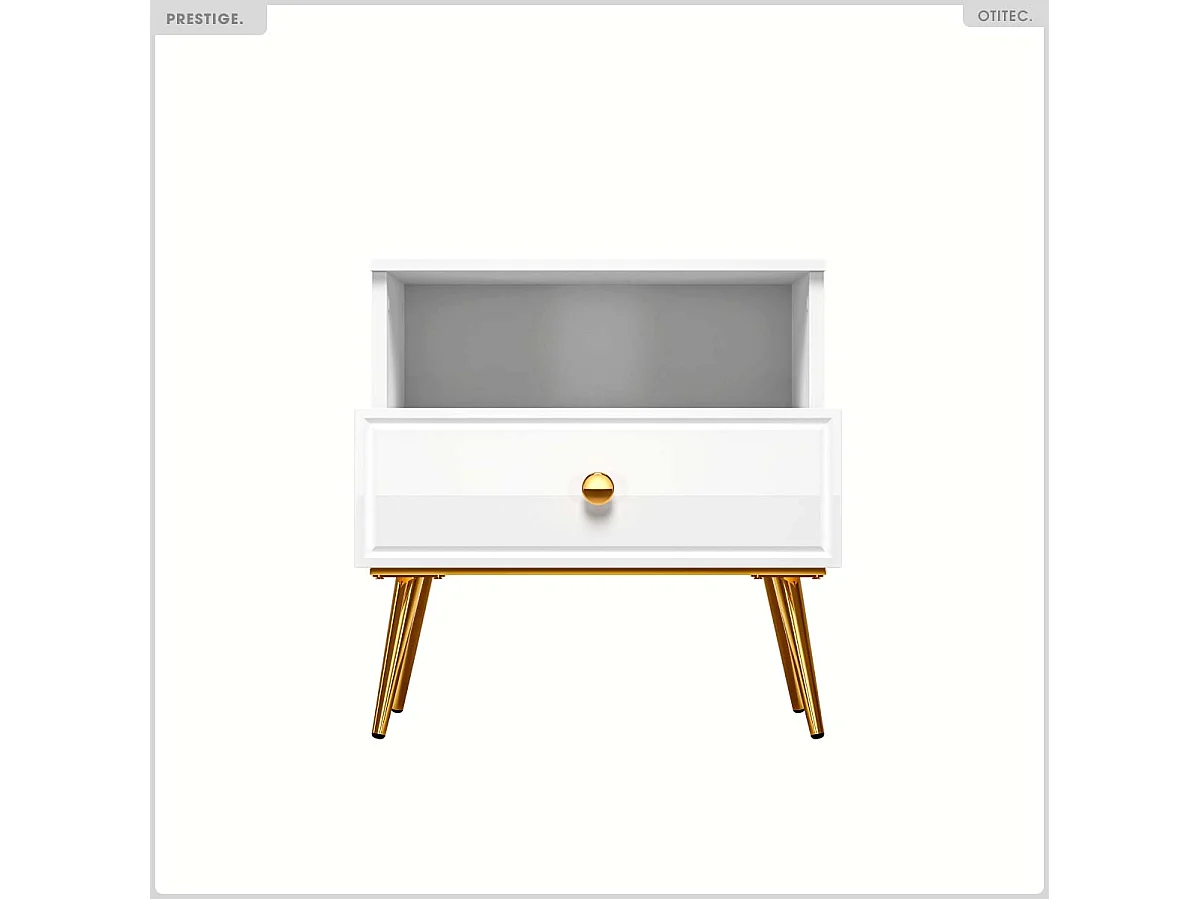 Table de Chevet - H.53 x L.50 x P.34 cm - PRESTIGE