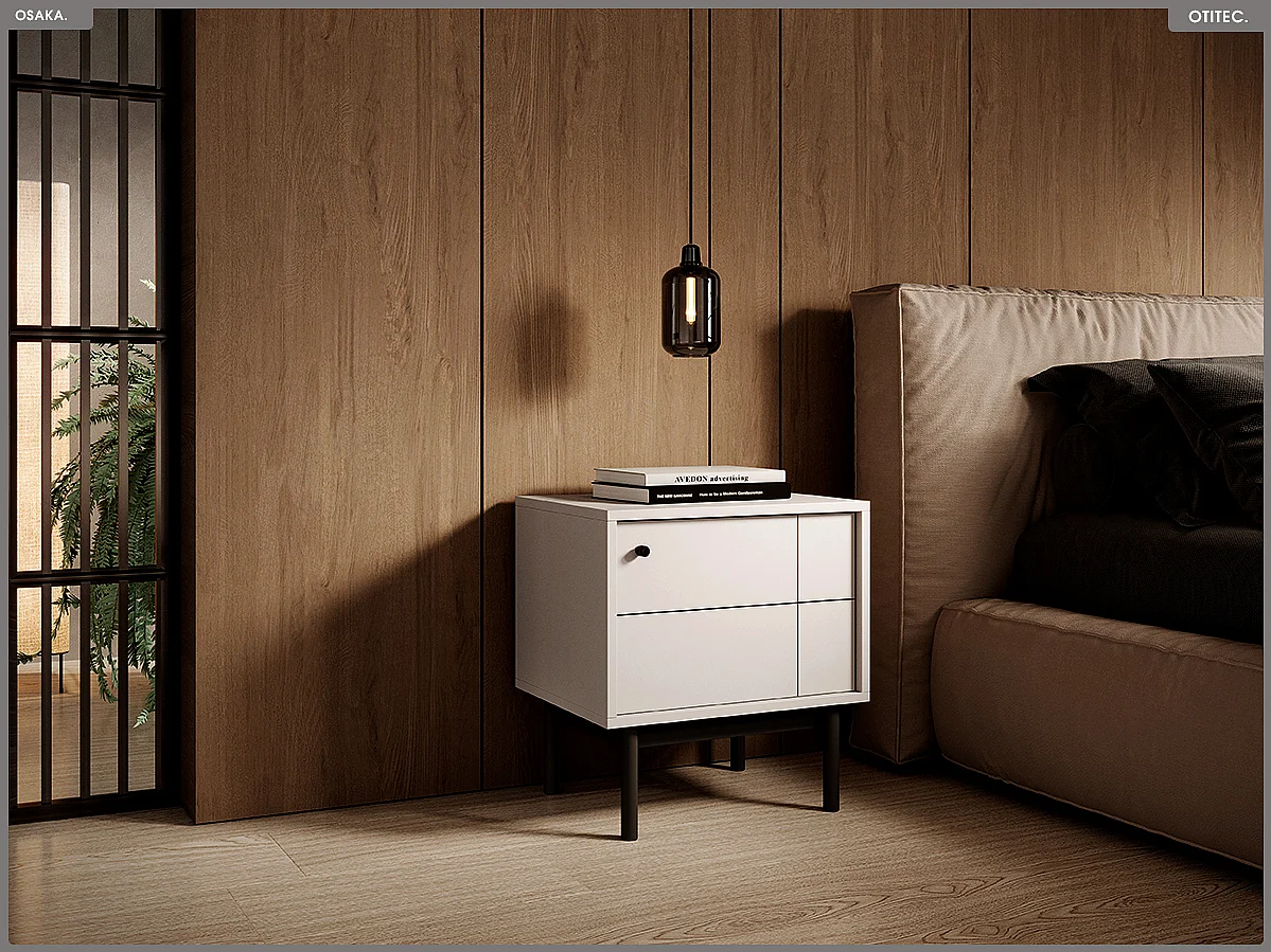 Table de chevet – L.54 x H.56 x P.39 cm – OSAKA