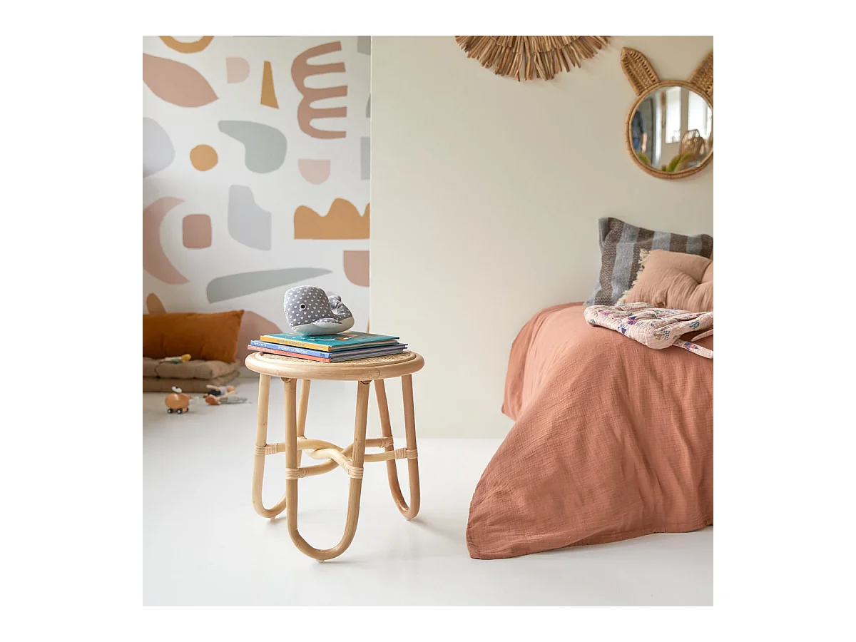 Chevet enfant en tiges de rotin Lina