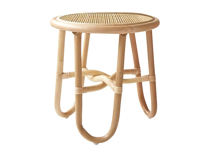 Comodino per bambini in canne di rattan Lina