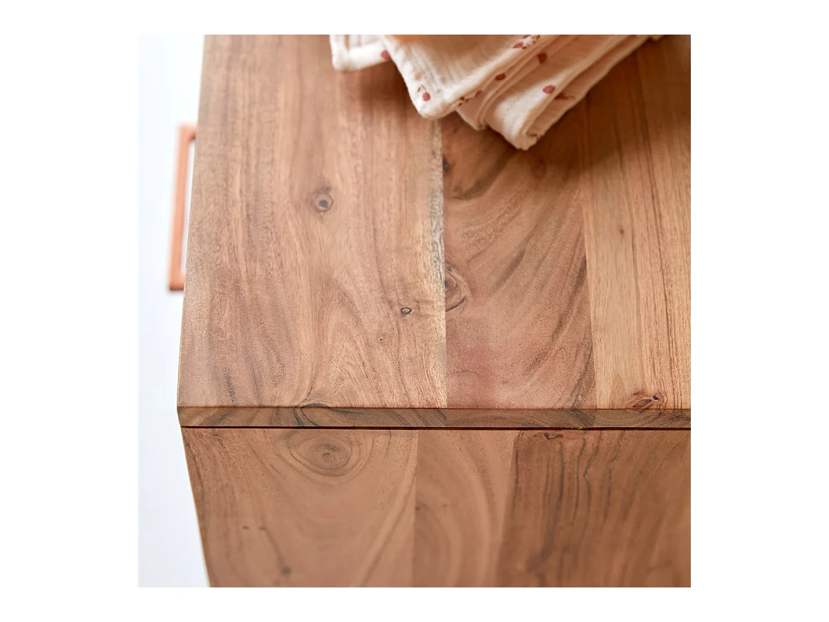 Kinder-Nachttisch Oslo aus Akazienholz