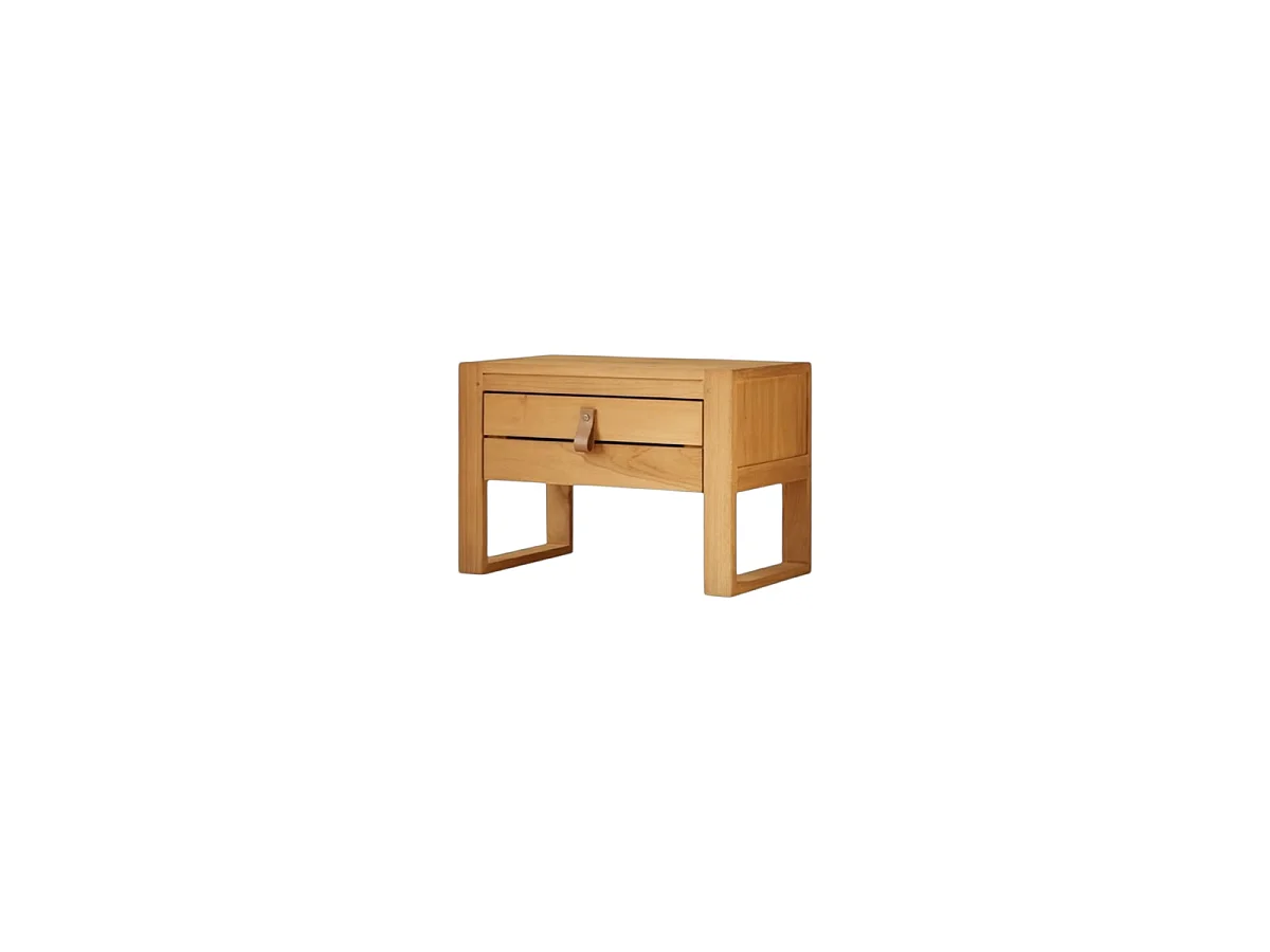 Minimalys - Bedside table in solid teak