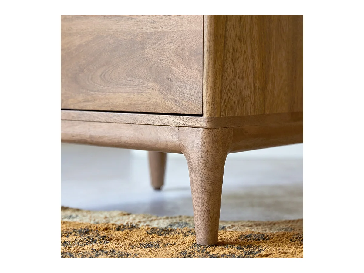 Chevet enfant en bois de manguier massif Gabrielle