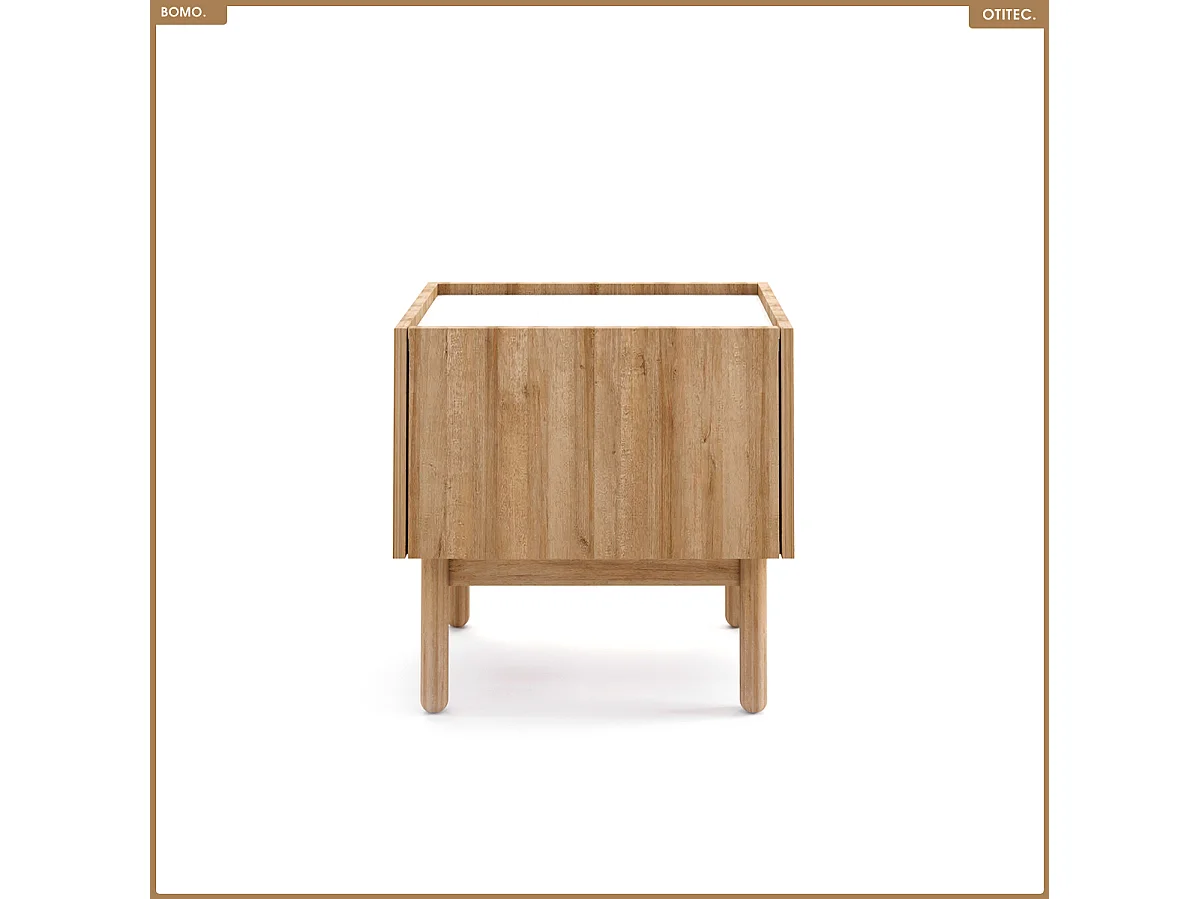 Table de chevet - L.50 x H.48 x P.37 - BOMO