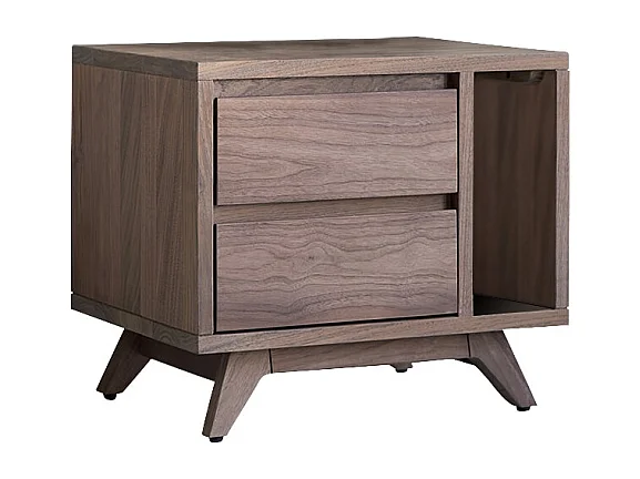 Nachttisch aus Nussbaumholz Esmée