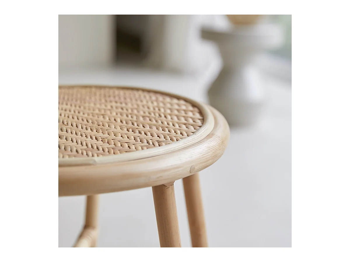 Nachttisch aus Rattanstäben „Lina”