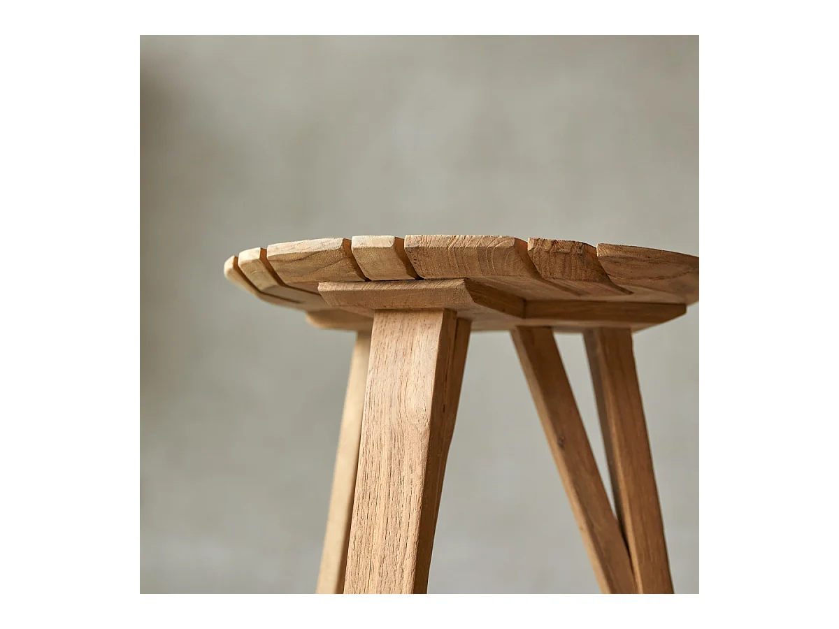 Comodino in teak riciclato Katrine