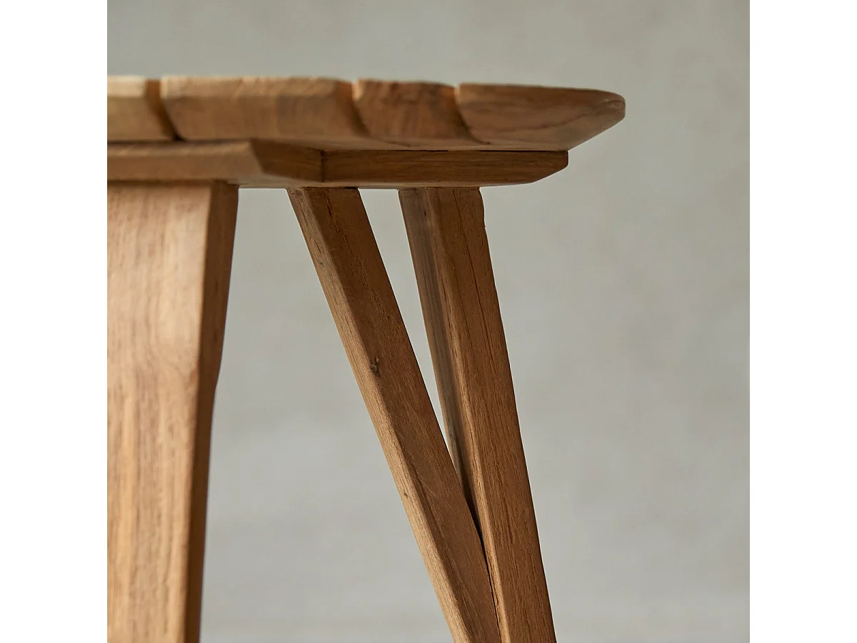 Comodino in teak riciclato Katrine