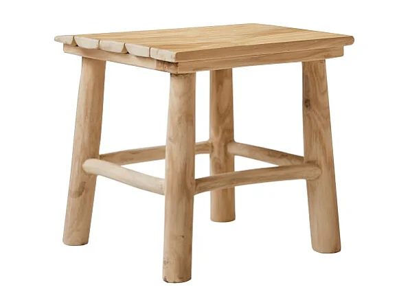 Tavolino da notte per bambini in legno di teak