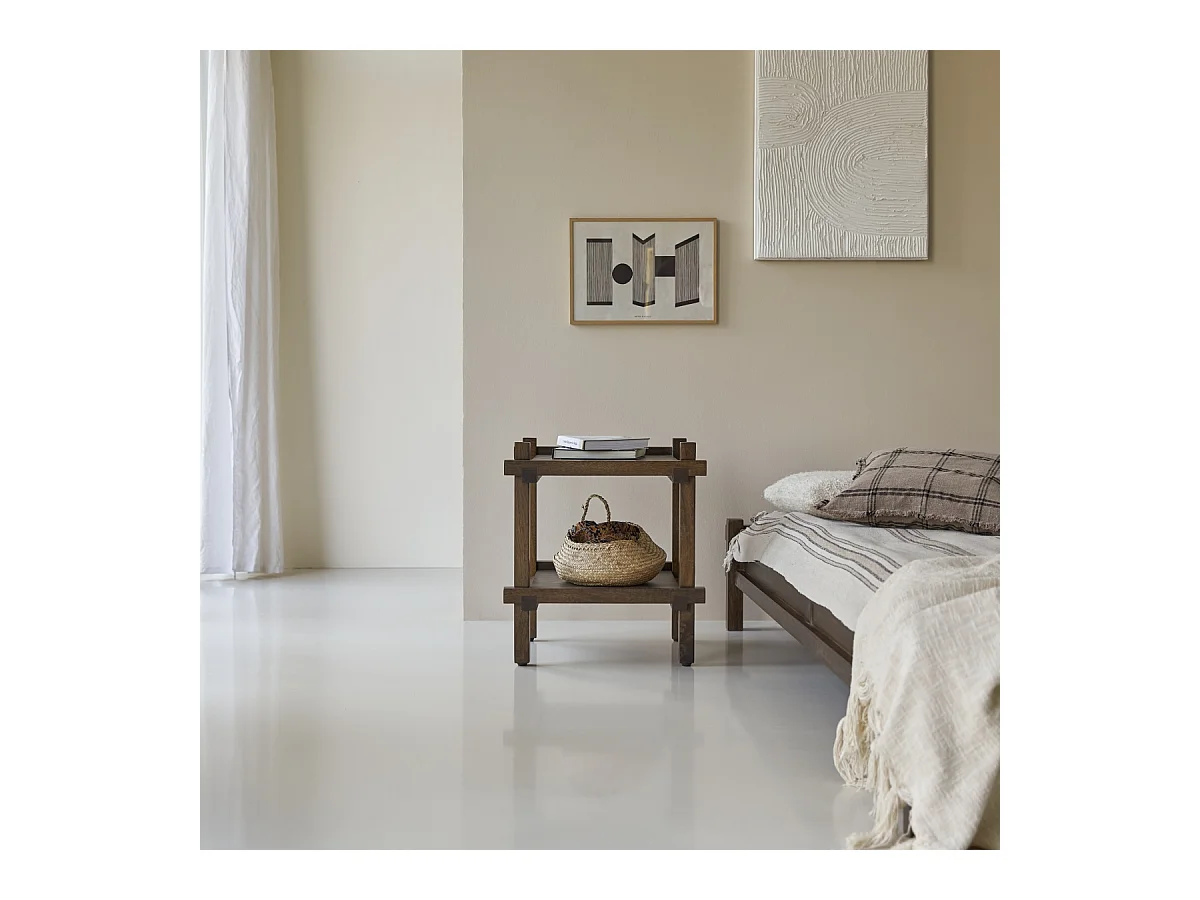 Chevet en bois de manguier massif Arko