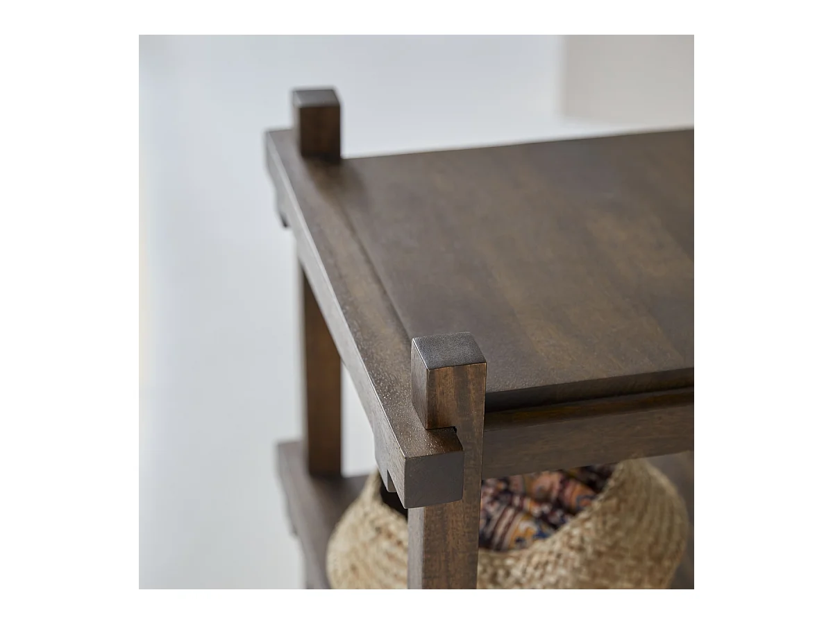 Chevet en bois de manguier massif Arko