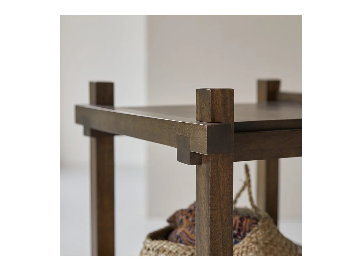 Chevet en bois de manguier massif Arko