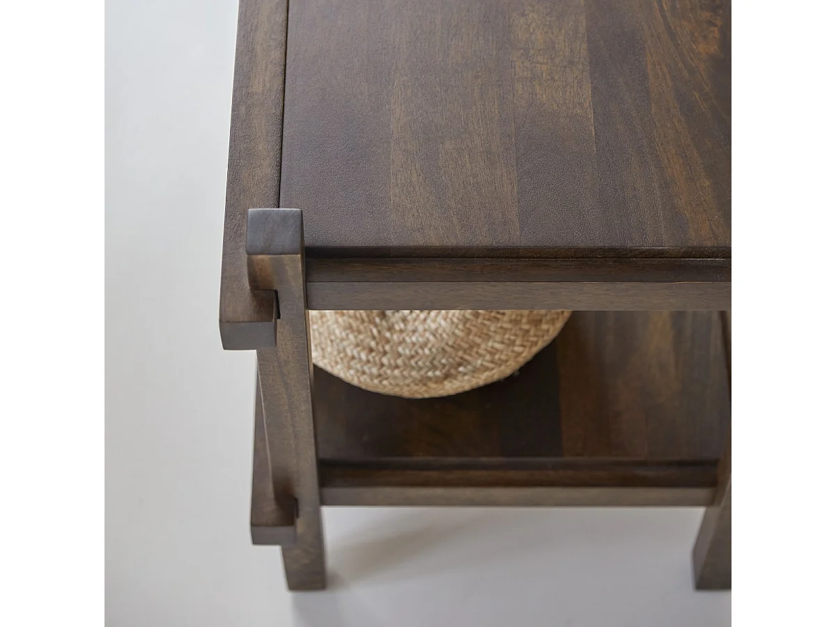 Nachttisch Arko aus massivem Mangoholz