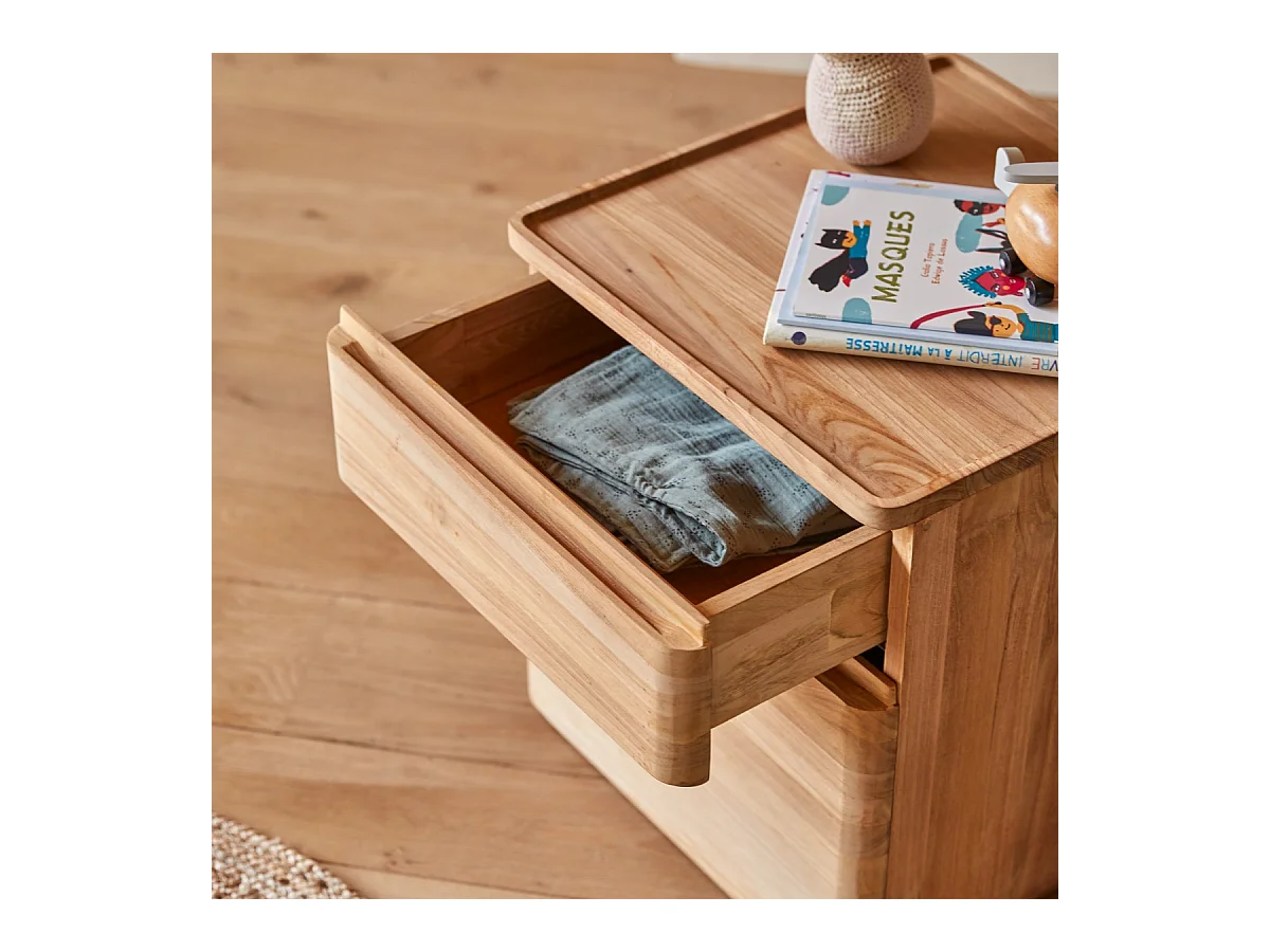 Kindernachttisch Nino aus Teakholz