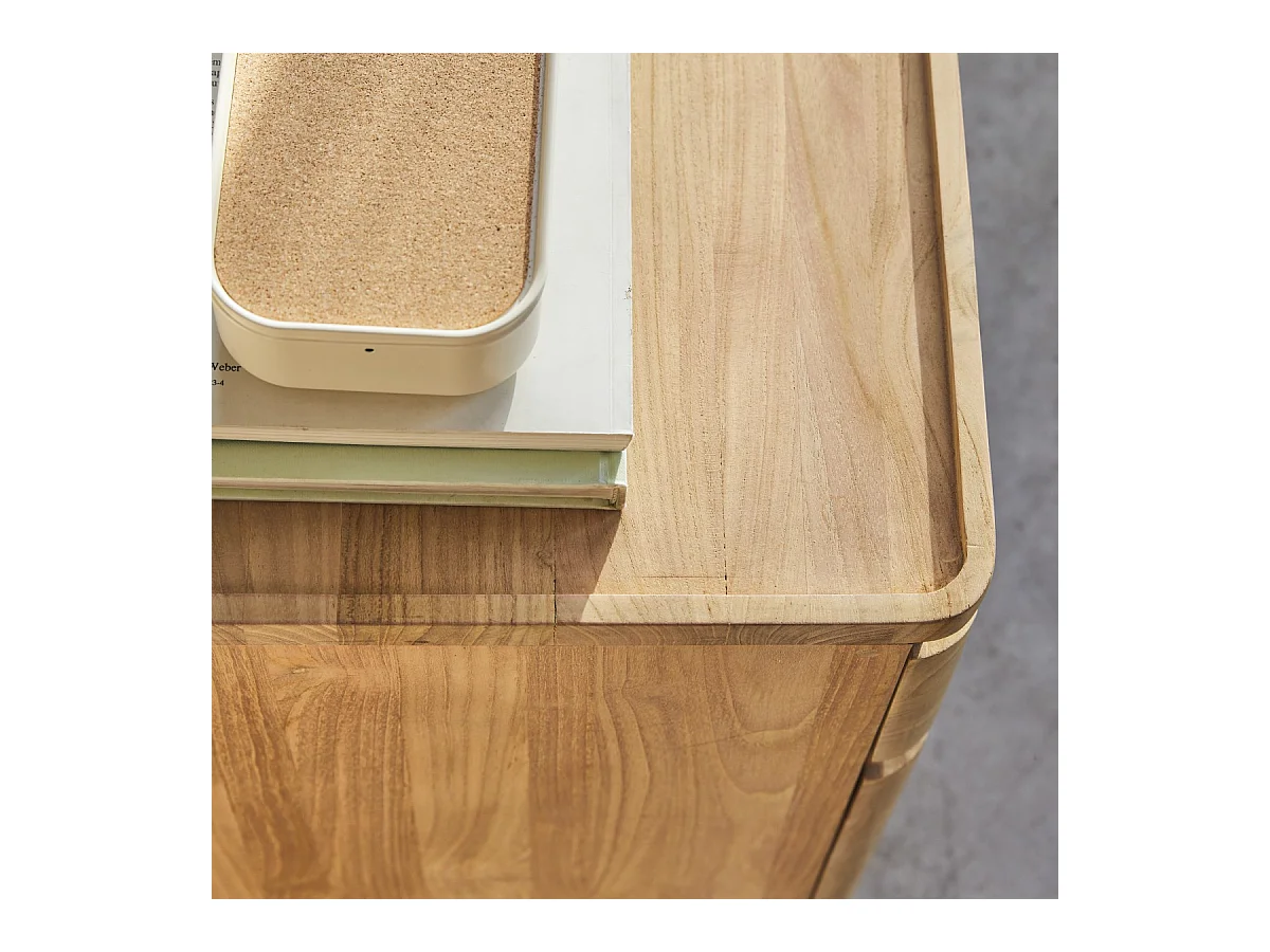 Chevet en bois de teck Nino