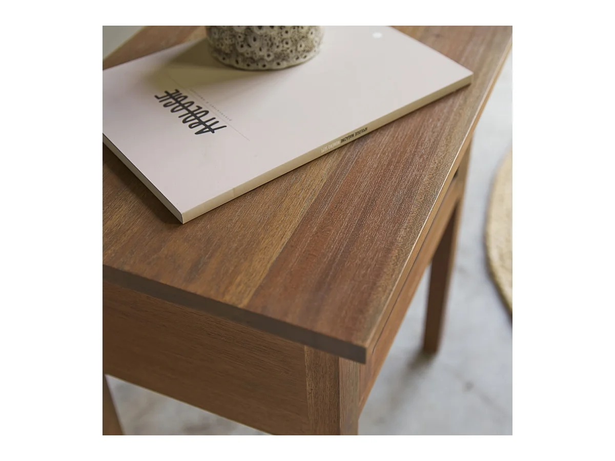 Nachttisch aus Akazie Holz Loggia