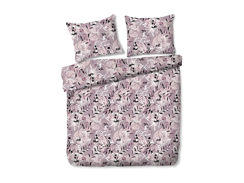 Mikrofaser-Bettwäsche Arianna mittelrosa 160 x 200