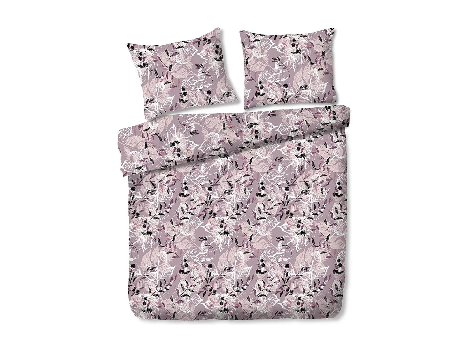 Mikrofaser-Bettwäsche Arianna mittelrosa 200 x 220