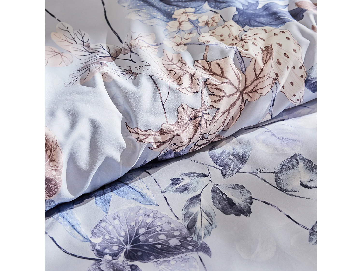 Parure de lit Geada Bleu Clair Microfibre 200x220