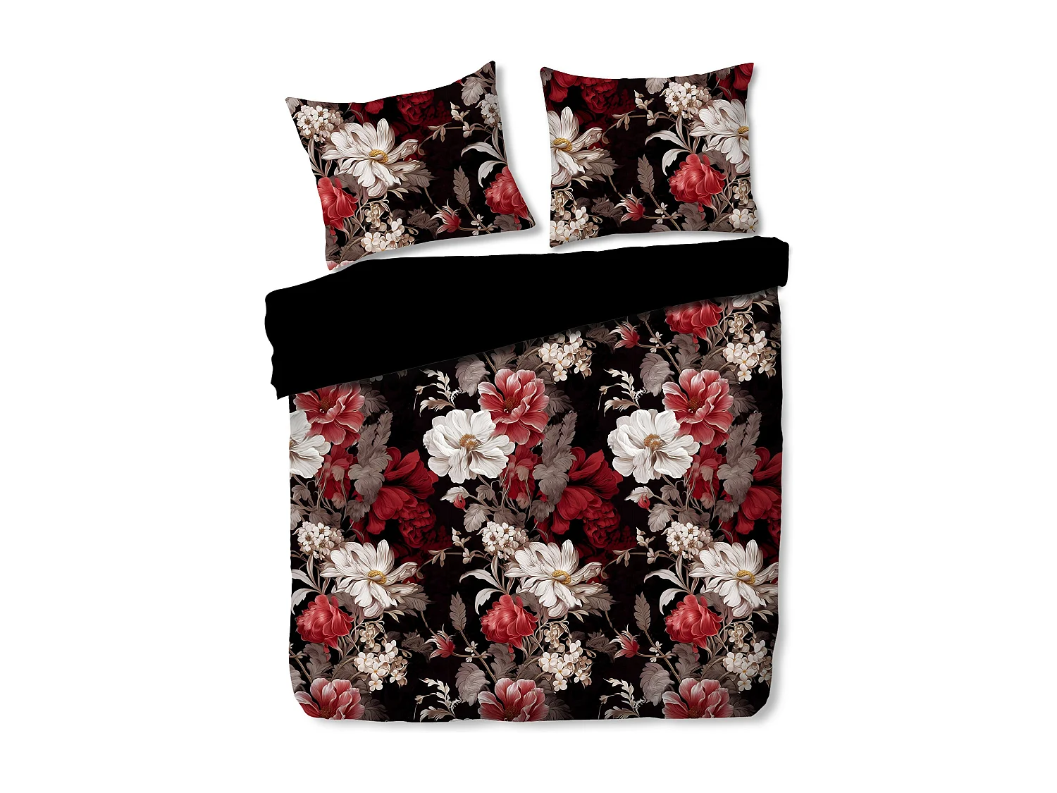 Parure de lit Riberia Rouge Velours 200x220