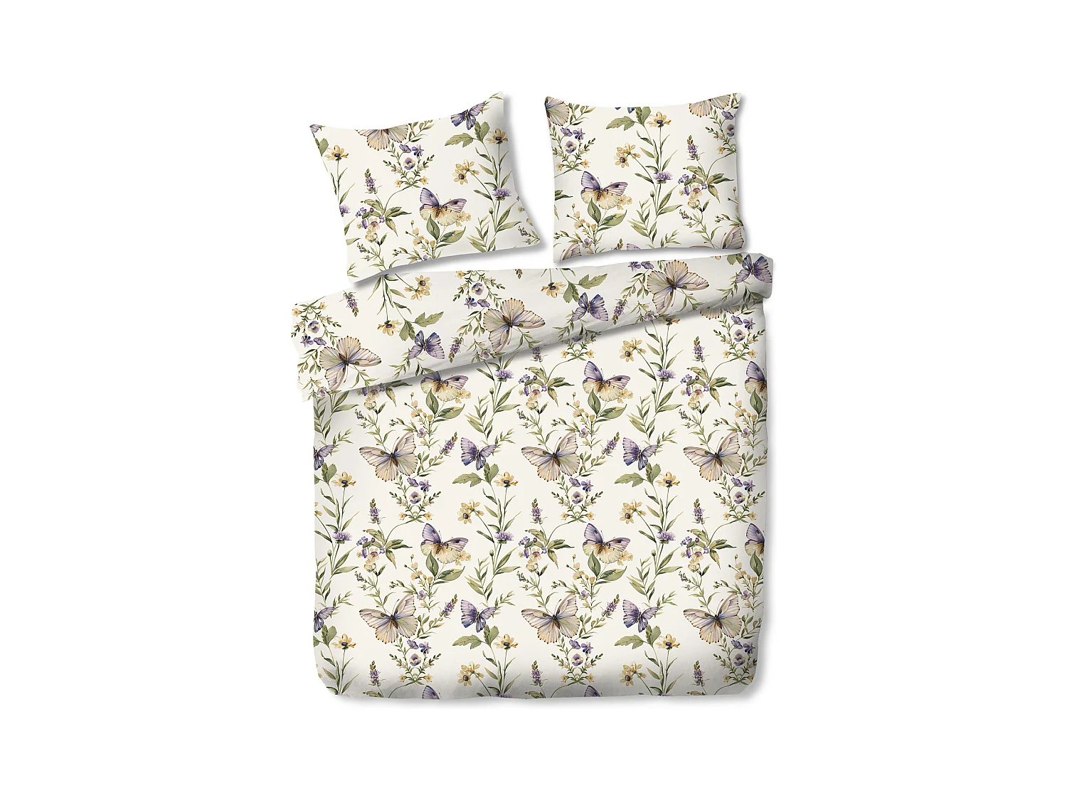 Parure de lit Delori écru microfibre 200x220