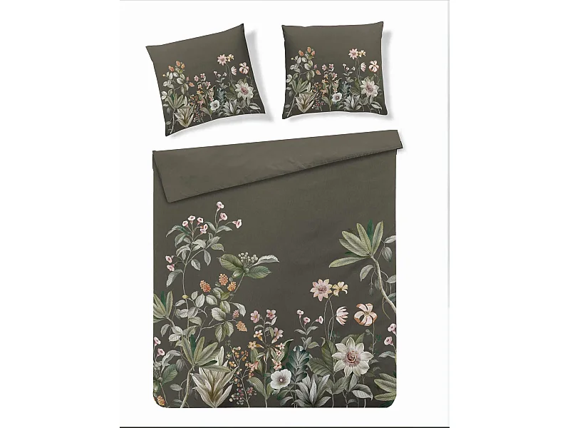 Bettwäsche Ferenta Mikrofaser Dunkelgrün 200x220