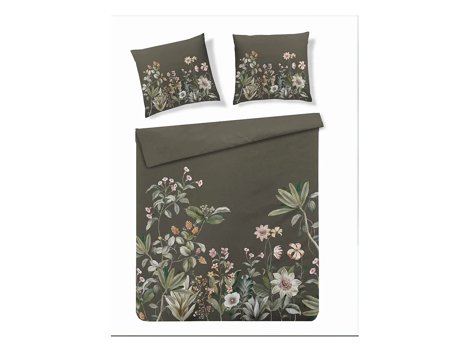 Parure de lit Ferenta Vert Foncé Microfibre 200x220