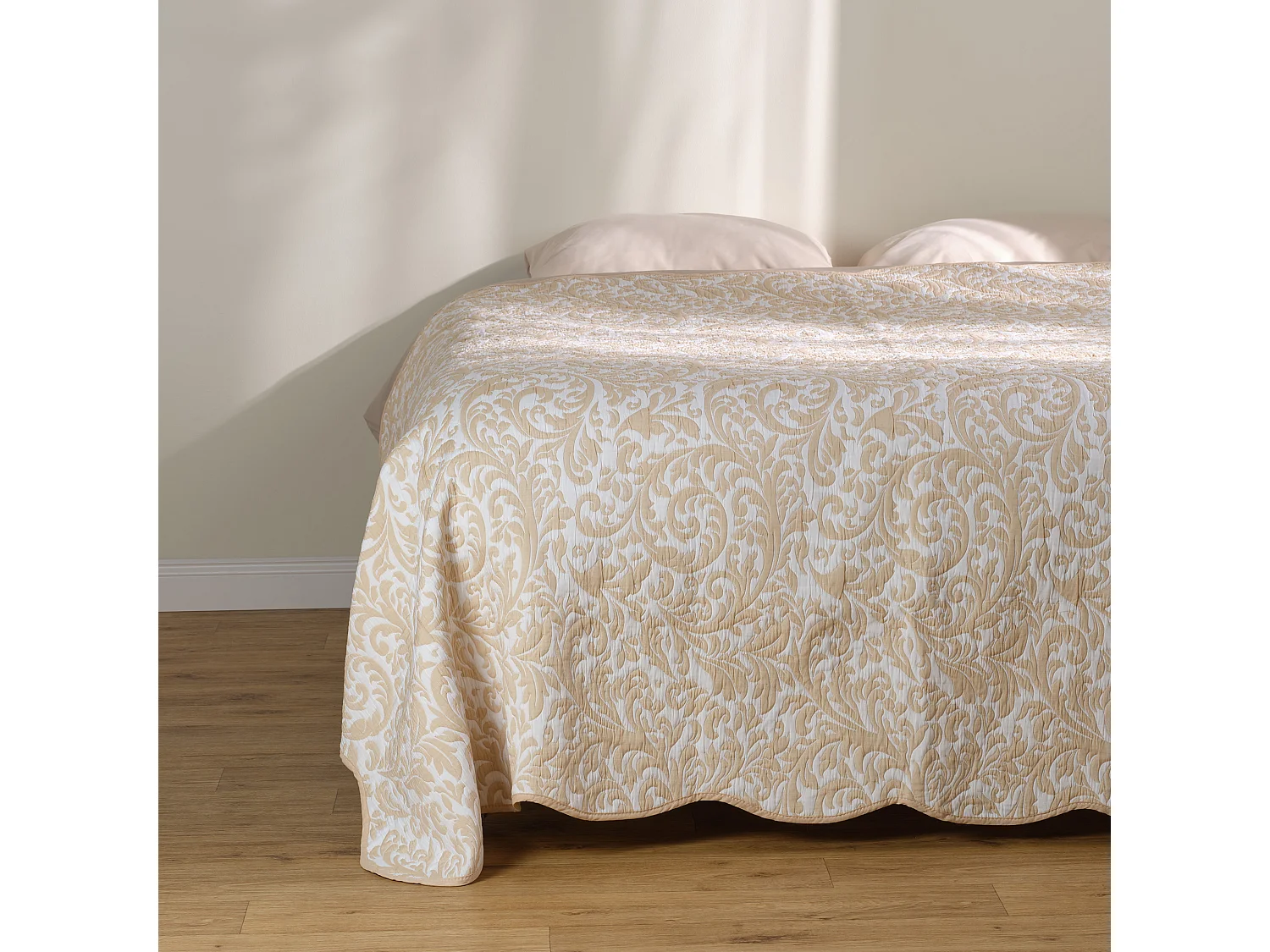 Tagesdecke Sulani hellbeige 200 x 220